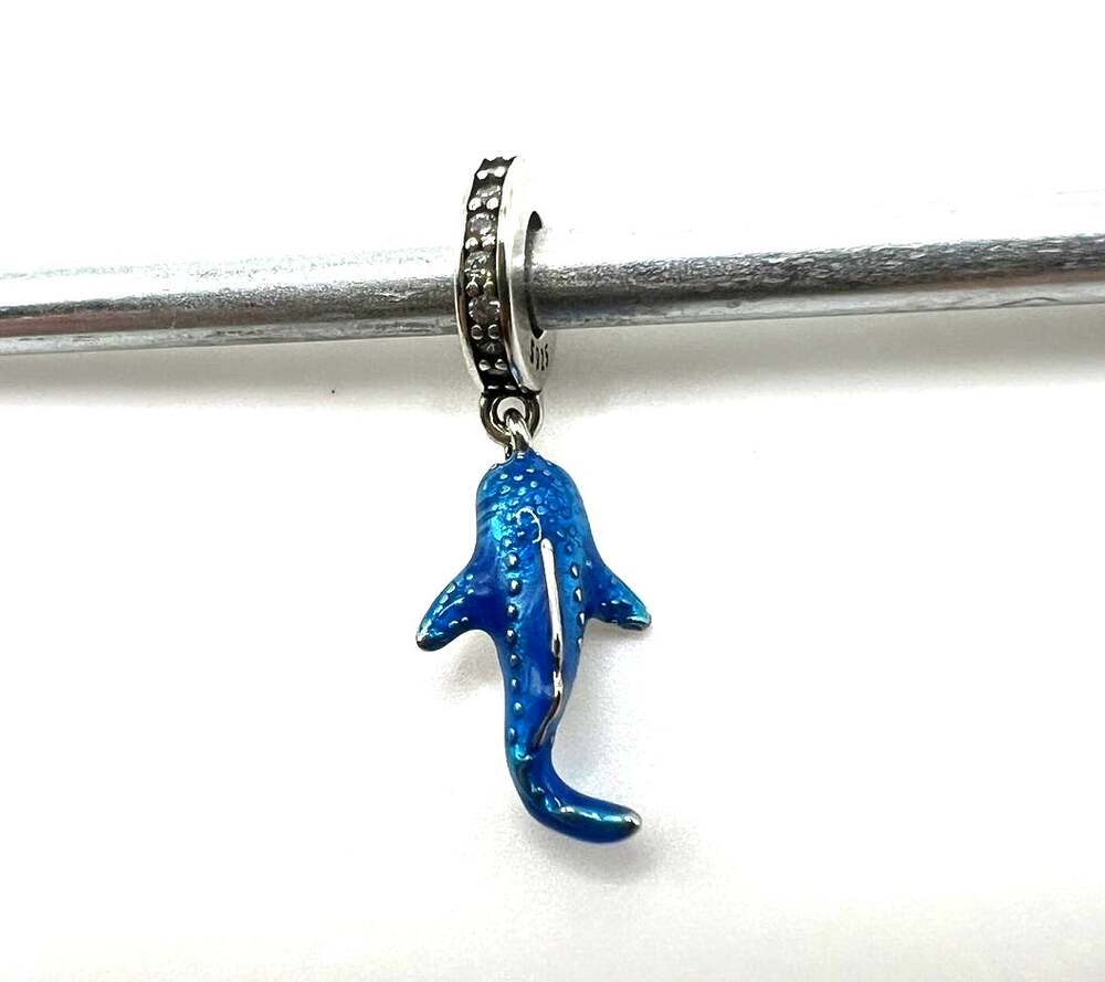 New Glow-in-the-Dark Whale Shark Charm for European Bracelet